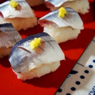 新秋刀魚で作りたい、秋刀魚の握り寿司